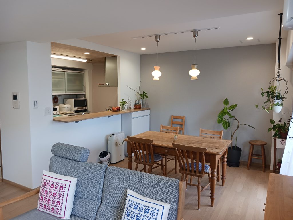 対面キッチンで会話が弾む♬ＬＤＫ空間へ